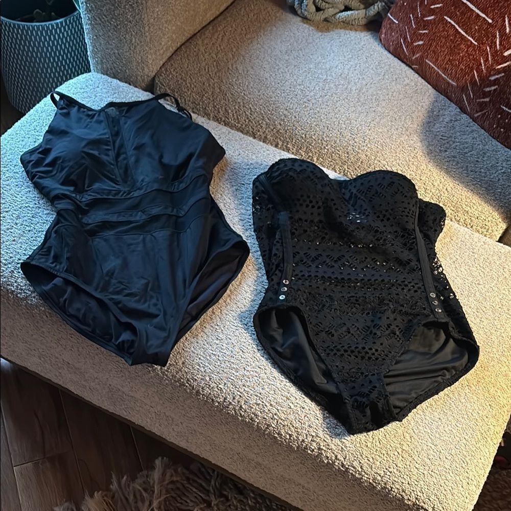 Black One-Piece Swimsuits bundle